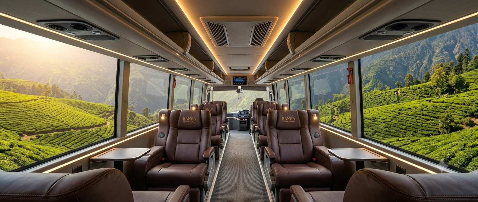 Luxury bus rental in Delhi